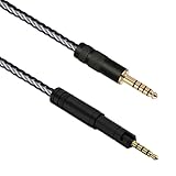 ipovoq 4.4mm hd599 hd598 HD599se HD598sr HD558 HD559 HD569 HD598cs HD560s ヘッドホン 対応用 バランスケーブル ヘッドフォン リケーブル 4.4mm 2.5mm 変換 ケーブル 4.4mm バランス ケーブル