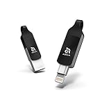 ADAM iKlips DUO+ iPhone対応 Lightning(ライトニング) USBメモリ 64GB ブラック MFi認証 国内正規品 ADRAD64GKLDPRXJ