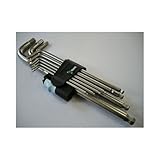 Wera ボールポイント 面接触 ステンレス六角レンチセット 9ピース 3950/9PKL