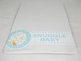 Snuggle Baby White Fitted Cot Sheet by Snuggle Baby
