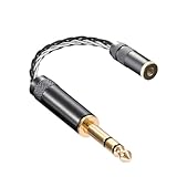 waveman 4.4mm バランス ケーブル 4.4 mm 6.35 mm 変換 4.4mm trs 4.4 mm 6.3 mm 変換 オーディオ ケーブル 4.4 mm to 6.3 mm adapter 4.4 mm 変換 ケーブル (4.4mmメス 6.35mmオス)