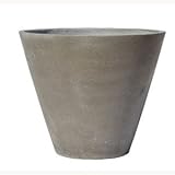 【2個入】軽量コンクリート製植木鉢(プランター) ストーンライト/コニック φ30cm 穴有 コンクリート 〔ガーデニング用品/園芸〕 ds-1671540