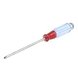 uxcell スクリュードライバー　のハンドル　磁気プラスドライバー　クリアブルー；レッド