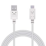 エレコム Type-A to Type-C 充電ケーブル [充電ケーブルがやわらかくとり回しがしやすい] 2.0m ホワイトフェイス MPA-FACY20WF