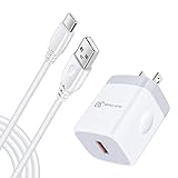 Android充電器 スマホ 急速充電 18W/3A QC3.0充電器 Type C充電ケーブル1本*0.9M付き 急速充電器 アイフォン15シリーズ充電 携帯充電器 Type c充電 Galaxy充電 Galaxy S22 S21 S20 S10 S9 S8 A20 A22 A21 A30 Note 10/9/8, Xperia, スイッチ, Sense3 などのUSB-C機器対応