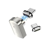 日本の中小企業 Type-C to Type-C マグネット式 変換アダプタ L字 USB-C 240W 8K60Hz USB3.2 GEN2 40Gbps typec ハブ typec to type c usb c マグネット 充電 データ転送 変換アダプタ usbc マグネット変換アダプター (Cタイプ, コネクタ2個セット)