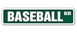 BASEBALL  道路標識風 看板 ギフトに最適 野球/ソフトボール