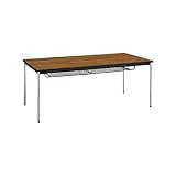 コクヨ(KOKUYO) ミーティングテーブル 長方形 W1800×D900×H700mm BT-S315 チーク