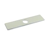 PHASAT h02 10-inch Square sus304ステンレス鋼キッチンシンク蛇口穴カバーデッキプレートEscutcheon、クロム