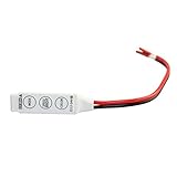 KAPATA LEDテープ RGB リモートコントローラー DC12V 3キーリモコン 5050SMD/3828SMD 制御 3個セット