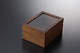 小物入れ 桐箱 茶塗装 収納ボックス