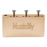 Musiclily Ultra ブラス 36mm ショートMIMスタイル トレモロブロック 10.5mm弦ピッチ中国製Squier Pre-2020 Affinityストラトトレモロブリッジ用