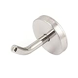 uxcell ウォールハンガー　フック 帽子 衣服　掛ける　寝室　風呂室　40x50mm　ステンレス鋼