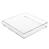 OUNONA 保存ケース 冷蔵庫 収納ボックス 冷蔵庫トレー 保存ボックス 食品収納ラック 冷蔵収納 オーガナイザー 大