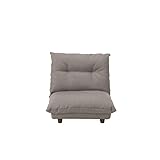 ふかふかな脚付きリクライニングソファー　　グレージュ　１人掛け