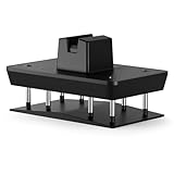 ELEGOO ビルドプレート Mars 4 MAX LCD 3D プリンター用 レーザー彫刻表面と滑り止め六角穴付きネジ付き交換用ビルドプラットフォーム Mars 4 MAXと互換性のある 204*129mm