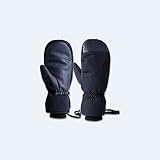 OVER SPEC スキー&スノーボードグローブ ミトン カードポケット付き (ピンク)