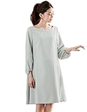 Angeliebe エンジェリーベ マタニティ 授乳口付き ボリューム スリーブ ワンピース 授乳服 産前 産後 対応 お呼ばれ お宮参り S ～ M ペールグリーン 21924 21924301