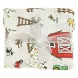 Imagine Baby Products Bamboo Swaddling Blanket (Barnyard Jam) by Imagine Baby Products