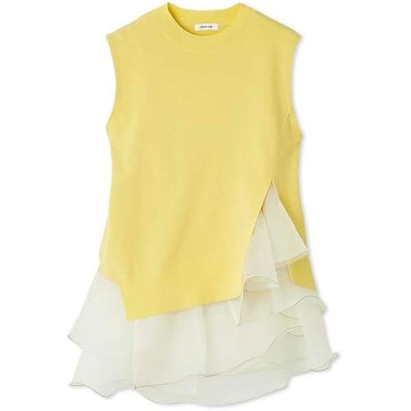 Amazon | [フレイ アイディー] レースギャザーショートブラウス