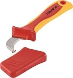 TRUSCO 絶縁電工ナイフ(鎌形刃タイプ) 180mm TZEN-200E