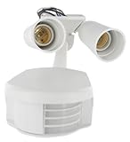 Leviton RS110-1FW 500W Incandescent, 110 Degree, 2500 Square Feet Coverage, PIR Outdoor Occupancy Se