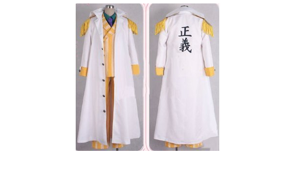 Amazon 高品質コスプレ衣装 Tiamoshop 1243 One Piece ワンピース 海軍三大将 黄猿 風 コスプレ衣装 完全オーダメイドも対応可能 コスプレ 仮装 通販