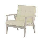 ホワイト/合皮ホワイト ： 1人掛け/クロスステッチ 選べるソファー★noress(ノレス)