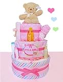 Baby Gund It's a Girl Diaper Cake- 3 Tier by Multiple