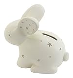 ニュートラルカラー樹脂Rabbit Shaped子Money Bank by Haysom Interiors