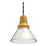 インターフォルム ペンダントライト LT-9534CL ベルカ クリア 電球なし・別売 北欧 ガラス ウッド