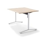 コクヨ  配送・組立・設置込    ミーティングテーブル DAYS OFFICE FLIP TOP XY-TFT128FSAAMC0 幅120×奥