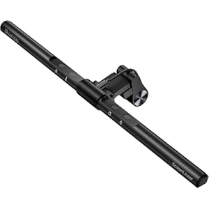 Quntis モニターライト バーライト 40cm モニター掛け式ライト デスクライト 昼白/昼光/電球色 演色性Ra≥98 照度≥700Lux 無段階色温度と輝度調整 目に優しい 省スペース USBライト 厚さ0.7-3.5cmのモニター対応 Basic