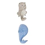 MagiDeal シーオッター クジラフック 子供部屋 子供用おもちゃホルダー 2.5～5kg ベアリング重量