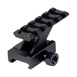 ToopMount 5.5mm ピカティニーレール エアソフト タクティカル ショート ピカティニーレール ベースマウントセット 5スロット レールマウントシステム用 アルミニウム製 アウトドアアクティビティ サバゲー タクティカルエアソフトハンティング スポーツ用