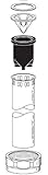 Sloan Valve V-500-AA-1129 1-1/2-Inch by 9-Inch Vacuum Breaker, Chrome [並行輸入品]