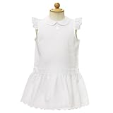 [ベビーディオール] Baby Dior フレンチスリーブ ワンピース CD-0280WHT 36Mサイズ