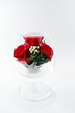 チャト チャック 4 Preserved Roses in wine glass