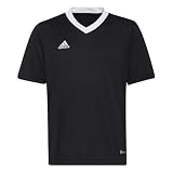 [アディダス] サッカー 半袖 Tシャツ キッズ Entrada 22 ジャージー MBE20 ブラック(H57497) J130