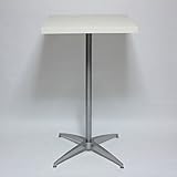 カウンターテーブル・コーヒーテーブル幅60×奥行60×高さ102cm ホワイト