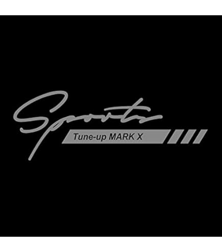 Amazon.co.jp: Tune-up MARK X マークX ステッカー ホワイト 白