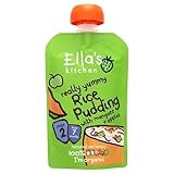 Ella's Kitchen Organic Rice Pudding with Mangoes & Apples Stage 2?80g by Ella's Kitchen