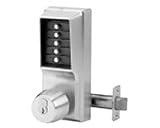 Kaba 1021S-26D-41 Cylindrical Pushbutton Knob Sic Ko Us26D, Satin Chrome by Simplex