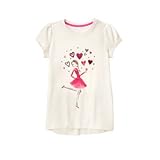 ジンボリー GYMBOREE/ ラブガールティ ホワイト トップス半袖Tシャツ 4歳【並行輸入】
