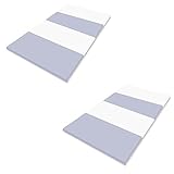 Caraz Secret Cutie Folder Mat Baby Play Mat 1+1 総2 pcs 120*160*4cm ベイビープレイマットベビーマット (海外直送品) (Grey)
