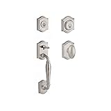 Baldwin DCWESXELLTAR150 Reserve Double Cylinder Handleset Westcliff x Ellipse with Traditional Arch 