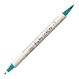 呉竹 布用ペン ZIG ファブリカラーツイン ペルシアングリーン 全30色 TC-4000A-033