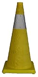 伸縮カラーコーン 62cm イエロー