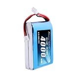 Gens ace 4000mAh 7.4V 2S TX リポバッテリーパック JST-EHRプラグ付き Spektrum DX9 DX8 DX7S DX7トランスミッター用