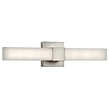 Elan 83737 5 " H 1ライトLED壁取り付け用燭台、サテンニッケル 83737 1